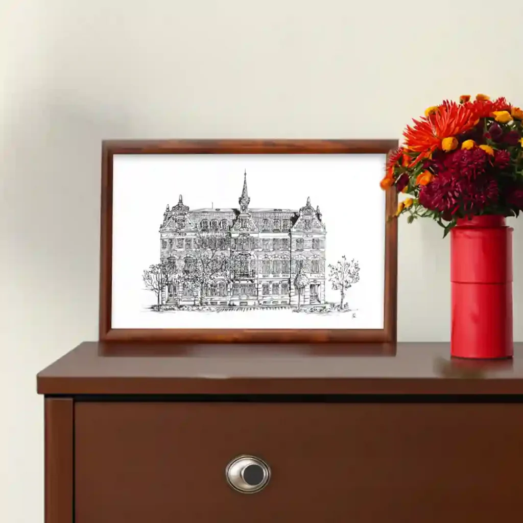 Kunstdruck Eutritzscher Rathaus | A4 & A3
