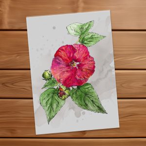 Postkarte Blumen
