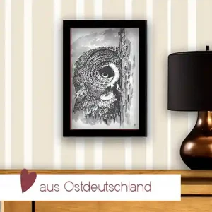 Kunstdruck Eule | A4 & A3