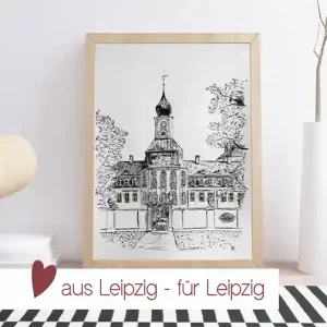 Kunstdruck Gohliser Schlösschen | A4 & A3