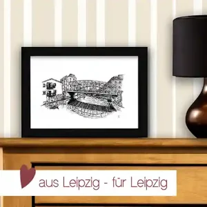 Kunstdruck Könneritzbrücke | A4 & A3