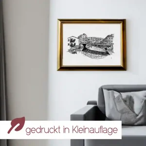 Kunstdruck Könneritzbrücke | A4 & A3