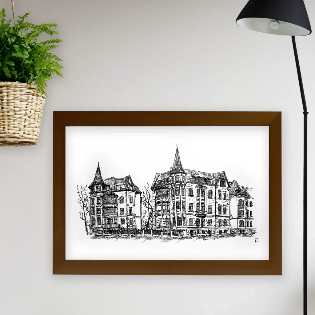 Kunstdruck Liviaplatz | A4 & A3