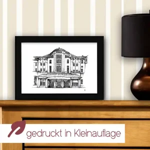 Kunstdruck Musikalische Komödie | A4 & A3
