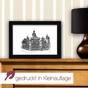 Kunstdruck Neues Rathaus | A4 & A3