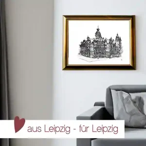 Kunstdruck Neues Rathaus | A4 & A3
