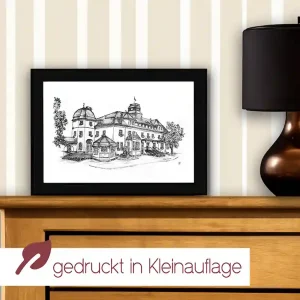 Kunstdruck Rathaus Markkleeberg | A4 & A3