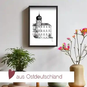 Kunstdruck Unteres Schloss Greiz | A4 & A3