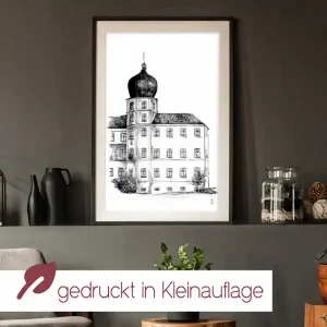 Kunstdruck Unteres Schloss Greiz | A4 & A3