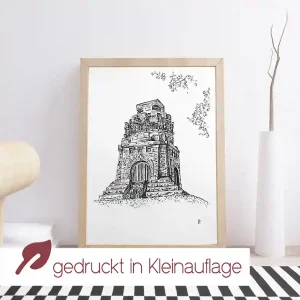 Kunstdruck Völkerschlachtdenkmal | A4 & A3