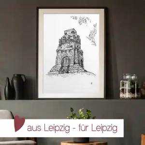 Kunstdruck Völkerschlachtdenkmal | A4 & A3