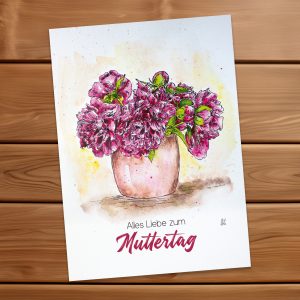 Postkarte Muttertag