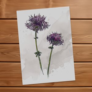 Postkarte Blumen