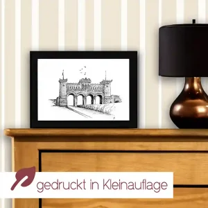 Kunstdruck Bayerischer Bahnhof | A4 & A3
