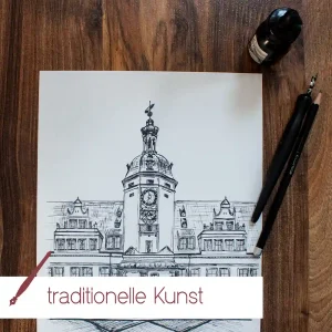 Kunstdruck Altes Rathaus | A4 & A3