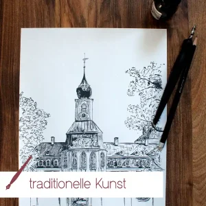 Kunstdruck Gohliser Schlösschen | A4 & A3
