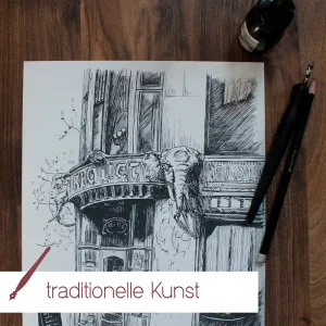 Kunstdruck Riquethaus | A4 & A3